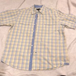 Club room Short sleeve button down